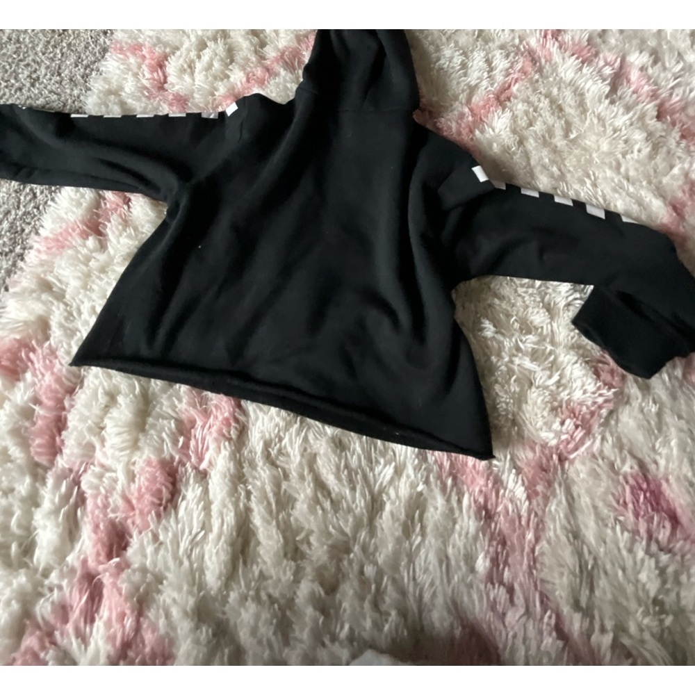 Adidas hoodie pull over with black and white checkers